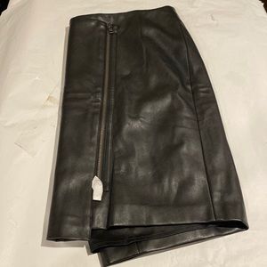 Leather skirt
